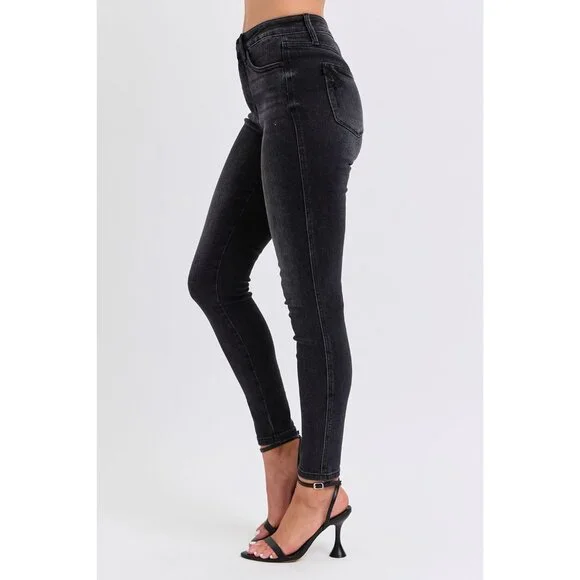 Black Skinny Jeans Tummy Control High Waist Comfortable Stretch Women’s